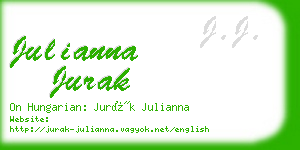 julianna jurak business card
